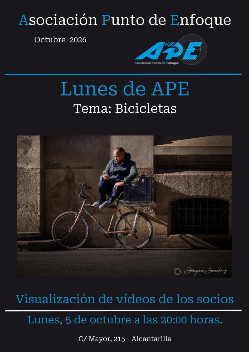 LUNES DE APE - OCTUBRE 2026 
